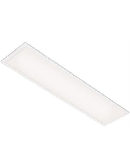 BRILONER - Plafón LED Ultra Plano, Panel Rectangular 100x25x6cm, 22W, 2200 Lúmenes, Lámpara de Techo Para Cocina, Luz Blanca