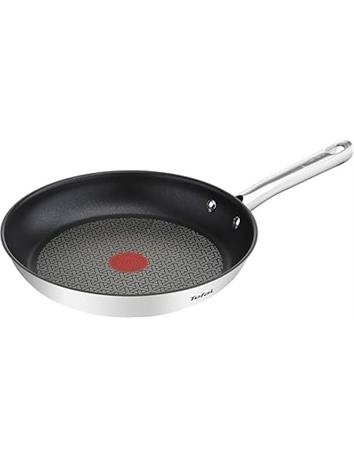 Tefal Duetto Sartén 32 cm, compatible con inducción, superficie fácil de limpiar, indicador Thermo, resistente al lavavajillas, 