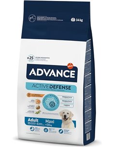 Advance Maxi Chicken, Pienso para Perros Adultos de Razas Grandes con Pollo, 14kg