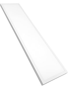 LED ATOMANT Plafon LED Panel Superficie 120x30cm 48W, CCT (Selector de Color Blanco Calido, Neutro y Frio), 5000 Lumenes, Driver