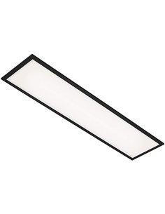BRILONER - Plafón LED, Panel LED, Ultra Plano, 22W, 2200 Lúmenes, 4000 Kelvin, 100x25x6cm, Luz LED, Lampara Techo, Ideal para Co