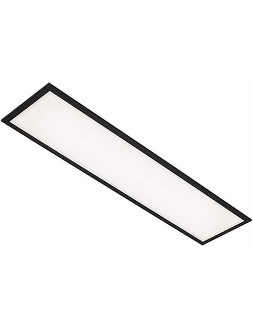 BRILONER - Plafón LED, Panel LED, Ultra Plano, 22W, 2200 Lúmenes, 4000 Kelvin, 100x25x6cm, Luz LED, Lampara Techo, Ideal para Co