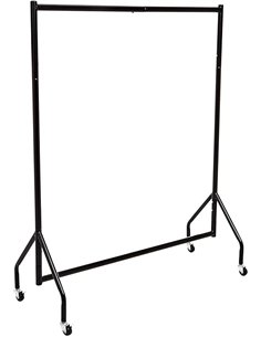 Amazon Basics Perchero resistente, 1,21 x 1,52 m, Negro