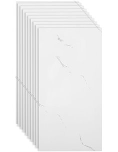 Paneles de pared, diseño de mármol, paquete de 10, 60 cm x 30 cm, revestimiento de pared autoadhesivo, pegatinas de azulejos de 