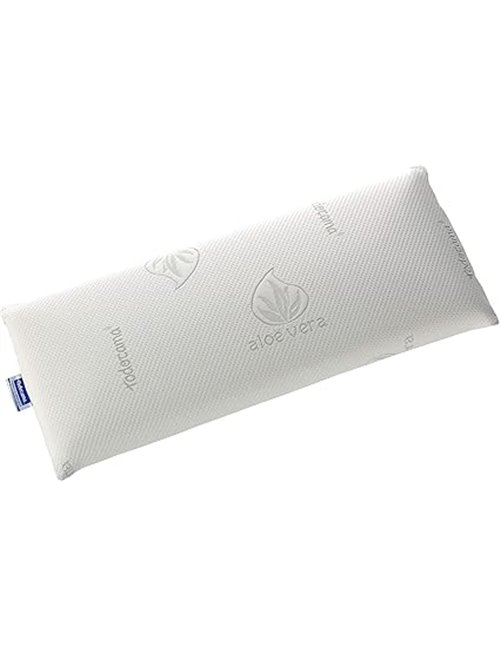 Todocama - Almohada viscoelástica, 90 cm núcleo Compacto. Doble Funda con Cremallera. Tejido Aloe Vera. Termorregulable adaptabi