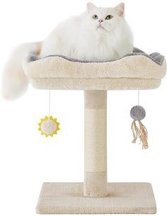 Gardner Pet Árbol para Gatos Pequeño Diseñado para Gatitos, con Juguetes Colgantes y Plataforma, Rascador para Gatos, Altura 50 