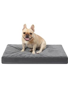 KSIIA Ortopédica Cama para Perros Medianos, 75x47cm Colchón Perro de Doble Cara, Colchoneta Perro Lavable, Cojín Mascota Desenfu