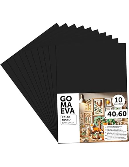 m-office EVA Foam Rubber for Crafts, Coloured Foam Rubber for Creative Projects, Ideal for Arts and Crafts, School, Professional