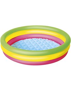 BESTWAY 51104 - Piscina Hinchable Infantil Summer Ø102x25 cm