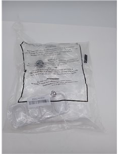 WELTRXE Anti-Mould Shower Curtain 92 x 180 cm EVA Waterproof with 6 Rings and Magnetic Bottom Weight, 0.15 mm Semi-Transparent B 2