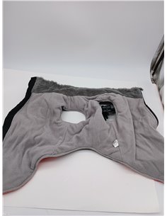 Chaqueta de Invierno para Perros con Arnés - Abrigo con Forro Polar, Cremallera Trasera y Protección Reflectante 2