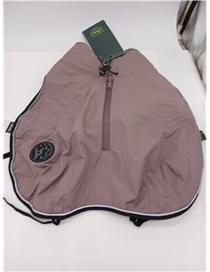 Hunter Abrigo para Perro Uppsala, Color Rosa Viejo, diseño 2 en 1 con Forro Interior extraíble, Impermeable, Ribetes Reflectante 2
