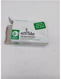 actiTube Activated Carbon Filter Pack of 100 – More Smoking Pleasure with Activated Carbon