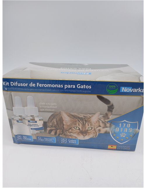 Novarka kit difusor de feromonas para gatos + 6 recambios