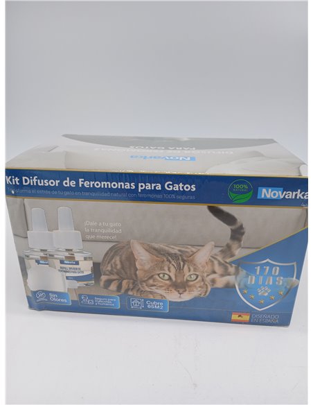 Novarka kit difusor de feromonas para gatos + 6 recambios