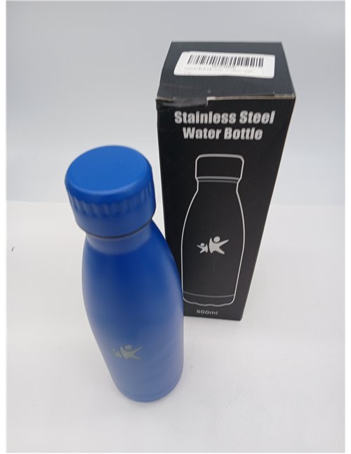 Botella de agua infantil de acero inoxidable, 500 ml, sin BPA, termo de doble pared, apto para bebidas carbonatadas, termo para 