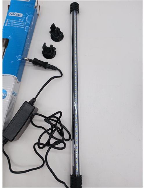 Nobleza - LED Aquarium Light, Fish Tank Lamp Lighting for Aquarium Plants with Different Voltage Length(40cm 2W, White Light)