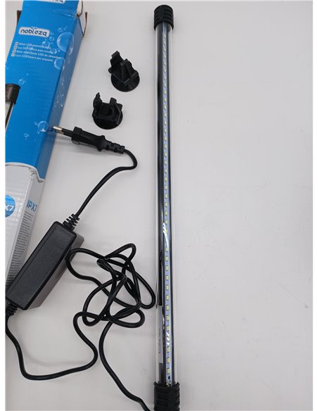 Nobleza - LED Aquarium Light, Fish Tank Lamp Lighting for Aquarium Plants with Different Voltage Length(40cm 2W, White Light)