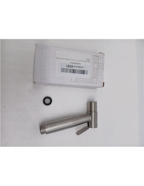 Rociador de Bidé de Mano-MUMENG Alcachofa Ducha Alta PresióN de Acero Inoxidable con Conector G1/2 Pulgadas,Pulverizador para Bi