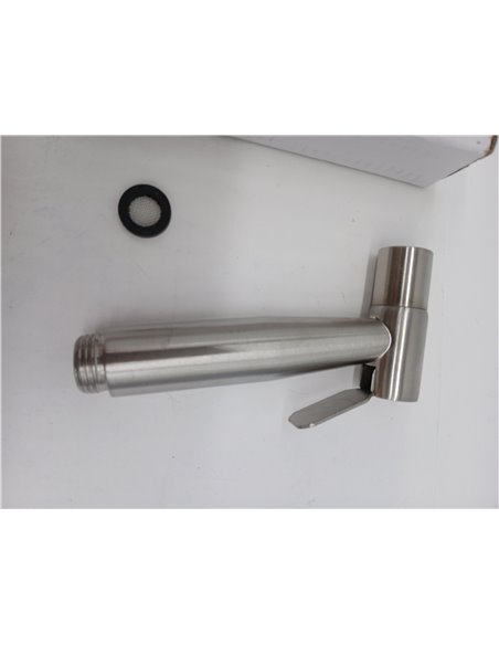 Rociador de Bidé de Mano-MUMENG Alcachofa Ducha Alta PresióN de Acero Inoxidable con Conector G1/2 Pulgadas,Pulverizador para Bi