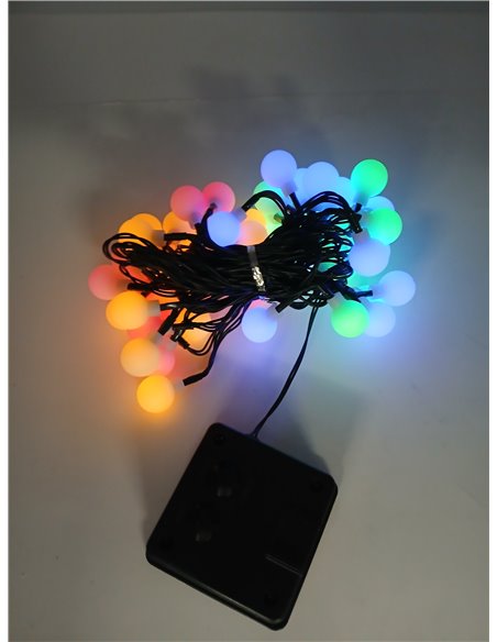Guirnalda Solar Exterior 7M, 50LED Cadena de Luces Con 8 Modos - Impermeable Decorativa Para Navidad, Fiestas, Jardines, Boda, P