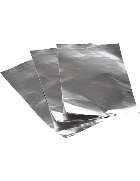 Rayher Láminas aluminio para grabar, plata, 3 ud, 20x30 cm, manualidades 3D y Scrapbooking, 2707022