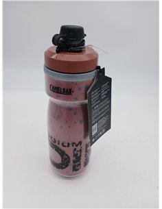 Camelbak Podium Dirt Series Chill 620ml botella de agua para bicicleta – pared doble aislada – tapa autoadhesiva – a prueba de f 2