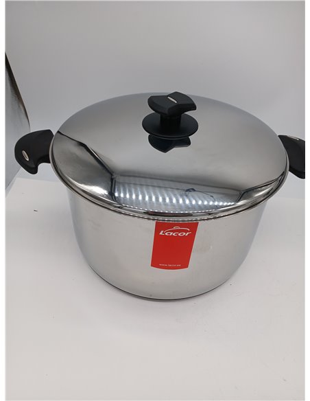 LACOR - 88128- Olla con Tapa Nova Ladycor 28cm INOX.