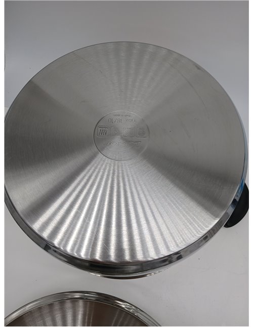 LACOR - 88128- Olla con Tapa Nova Ladycor 28cm INOX.