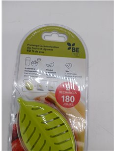 BEfresh HOME - Frutas y verduras FRESCAS durante un 40% más de TIEMPO | Para uso dentro y fuera de la nevera | Pack de 1 año | 2 2