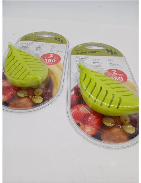 BEfresh HOME - Frutas y verduras FRESCAS durante un 40% más de TIEMPO | Para uso dentro y fuera de la nevera | Pack de 1 año | 2