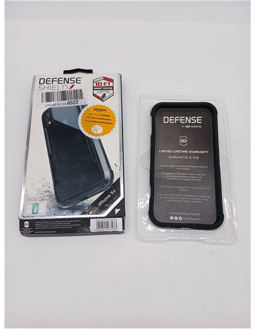 COQUE DEFENSE SHIELD NOIR: APPLE IPHONE XR