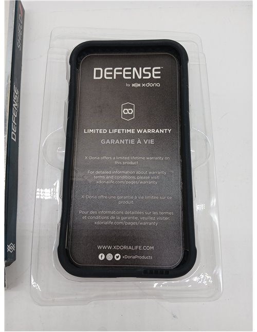 COQUE DEFENSE SHIELD NOIR: APPLE IPHONE XR