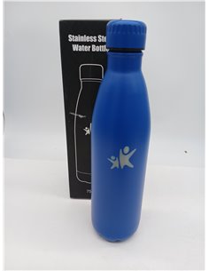 Botella de agua infantil de acero inoxidable, 750 ml, sin BPA, termo de doble pared, apto para bebidas carbonatadas, termo para 