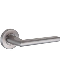 Juego de manivela Roseta Acero INOX para Puerta de Paso o de Interior