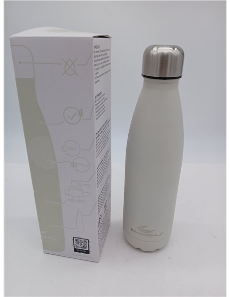 Daikoku - Botella Termica de Acero Inoxidable 500ML | A Prueba de Fugas | Bebidas Calientes por 12 Horas y Frías por 24 | Seguro
