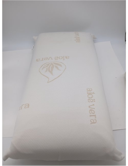 DUÉRMETE ONLINE - Almohada Viscoelástica Aloe Vera Visco | Máximo Confort y Excelente Adaptabilidad con Propiedades Antiestrés |