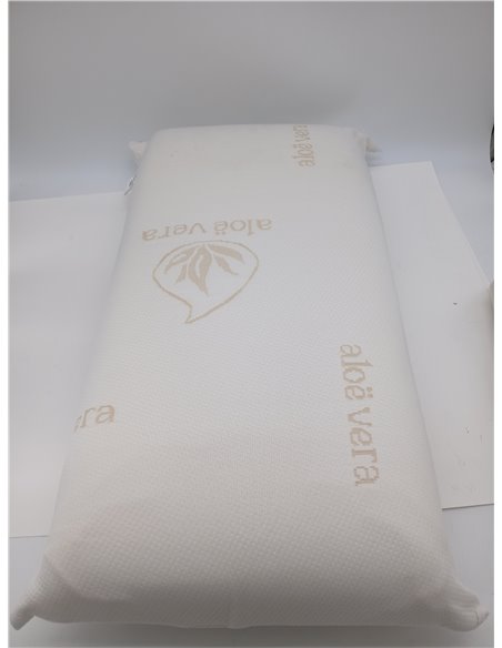 DUÉRMETE ONLINE - Almohada Viscoelástica Aloe Vera Visco | Máximo Confort y Excelente Adaptabilidad con Propiedades Antiestrés |