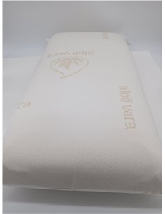 DUÉRMETE ONLINE - Almohada Viscoelástica Aloe Vera Visco | Máximo Confort y Excelente Adaptabilidad con Propiedades Antiestrés | 2