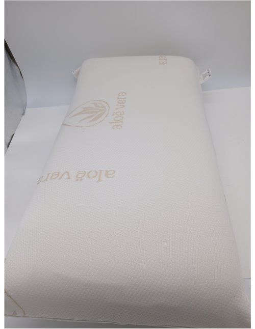 DUÉRMETE ONLINE - Almohada Viscoelástica Aloe Vera Visco | Máximo Confort y Excelente Adaptabilidad con Propiedades Antiestrés |