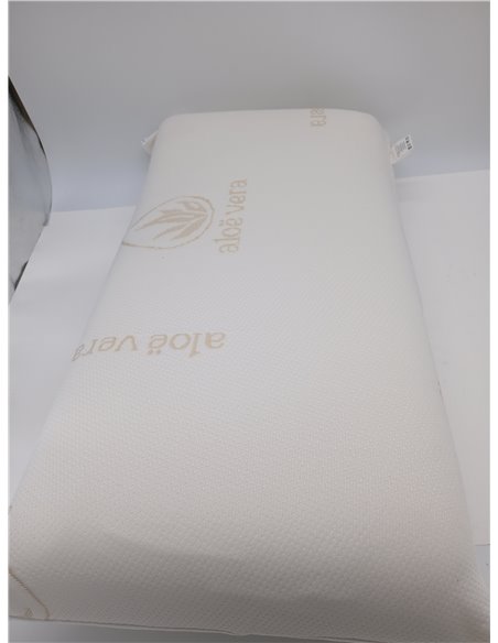 DUÉRMETE ONLINE - Almohada Viscoelástica Aloe Vera Visco | Máximo Confort y Excelente Adaptabilidad con Propiedades Antiestrés |