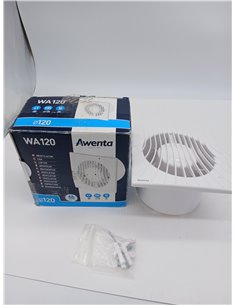 Ventilador extractor de baño de 120 mm con sensor de humedad y temporizador WA120H 2