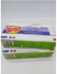 Scotch-Brite Esponja Mágica de Limpieza, Paquete Económico de 12 Esponjas, Borrador Mágico, Elimina Las Manchas de Paredes, Zapa 2