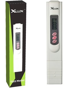 Medidor de TDS XLUX digital, comprueba la calidad del agua, rango de medición de 0 ppm a 9990 ppm, resolución de 1 ppm y precisi