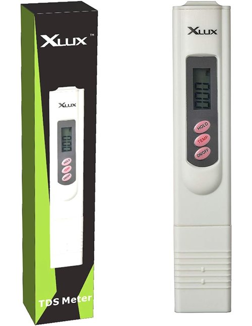 Medidor de TDS XLUX digital, comprueba la calidad del agua, rango de medición de 0 ppm a 9990 ppm, resolución de 1 ppm y precisi