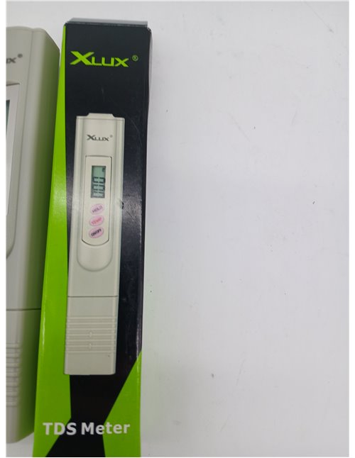 Medidor de TDS XLUX digital, comprueba la calidad del agua, rango de medición de 0 ppm a 9990 ppm, resolución de 1 ppm y precisi