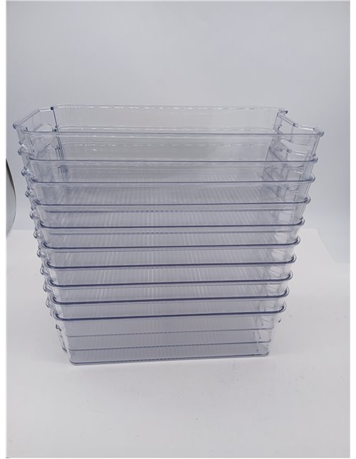 KICHLY Organizadores para la despensa - Juego de 10 -Compartimentos de almacenamiento para la cocina, despensa, armarios, encime