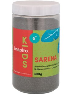 INNSPIRO Arena de colores plata 600 Gr., para Decoración y Manualidades