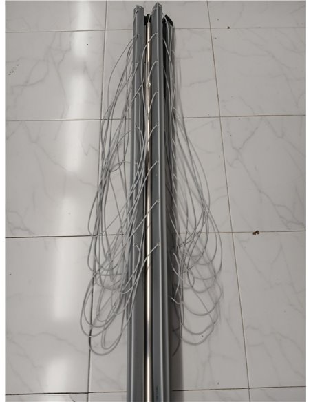 Brabantia - Rotary Lift-O-Matic Advance Clothes Airer - with concrete support - Easily adjust to your height - UV resistant rope