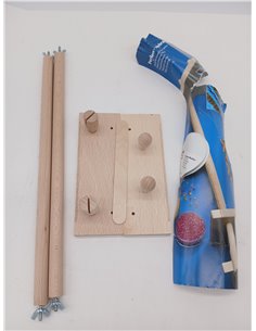 Rayher Telar para abalorios, de madera, 44x17,2 cm, para manualidades y bisutería, 7201700